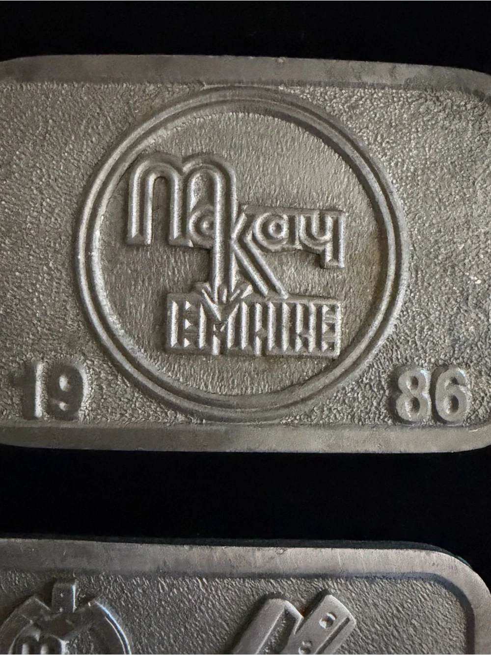 N/A pewter belt